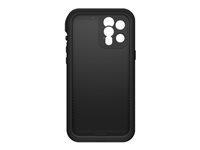 LifeProof Fre - Carcasa protectora sumergible para teléfono móvil - 60 % de plástico reciclado - negro - para Apple iPhone 12 Pro Max 77-65458