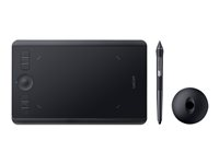 Wacom Intuos Pro Small - Digitalizador - diestro y zurdo - 16 x 10 cm - multitáctil - electromagnético - 6 botones - inalámbrico, cableado - Bluetooth, USB 2.0 - negro PTH460K1B