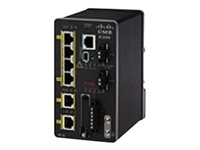 Cisco Industrial Ethernet 2000 Series - Conmutador - Gestionado - 4 x 10/100 + 2 x Gigabit SFP - montaje en riel DIN IE-2000-4TS-G-B