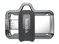 SanDisk Ultra Dual - Unidad flash USB - 64 GB - USB 3.0 / micro USB SDDD3-064G-G46