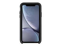 OtterBox uniVERSE - Carcasa trasera para teléfono móvil - policarbonato, goma sintética - negro - para Apple iPhone XR 77-61176