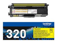 Brother TN320Y - Amarillo - original - cartucho de tóner - para Brother DCP-9055, DCP-9270, HL-4140, HL-4150, HL-4570, MFC-9460, MFC-9465, MFC-9970 TN320Y
