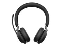 Jabra Evolve2 65 UC Stereo - Auricular - en oreja - Bluetooth - inalámbrico - USB-C - aislamiento de ruido - negro - con base de carga 26599-989-889