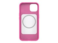 OtterBox Symmetry Series+ - Carcasa trasera para teléfono móvil - con MagSafe - compatibilidad con MagSafe - policarbonato, goma sintética, 50 % de plástico reciclado - rosa fresa - para Apple iPhone 13 77-85947