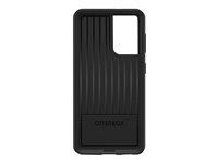OtterBox Symmetry Series - Carcasa trasera para teléfono móvil - policarbonato, goma sintética - negro - para Samsung Galaxy S21 5G 77-82083