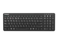 Targus - Teclado - antimicrobiano - inalámbrico - Bluetooth 5.1 - QWERTY - Reino Unido - negro AKB863UK