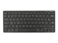 Targus Multi-Platform - Teclado - inalámbrico - Bluetooth 3.0 - AZERTY - francés - negro - B2B AKB55FR