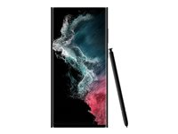 Samsung Galaxy S22 Ultra - Enterprise Edition - 5G smartphone - SIM doble - RAM 8 GB / Internal Memory 128 GB - pantalla OLED - 6.8" - 3088 x 1440 píxeles (120 Hz) - 4x x cámaras traseras 108 MP, 12 MP, 10 MP, 10 MP - front camera 40 MP - negro fantasma SM-S908BZKDEEB