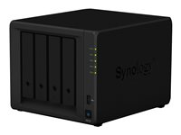 Synology Disk Station DS418 - Servidor NAS - 4 compartimentos - RAID 0, 1, 5, 6, 10, JBOD - RAM 2 GB - Gigabit Ethernet - iSCSI soporta DS418