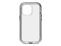 LifeProof NËXT - Carcasa trasera para teléfono móvil - 50 % de plástico reciclado - cristal negro - para Apple iPhone 13 Pro Max 77-83525