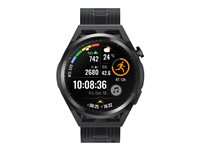 Huawei Watch GT Runner - 46 mm - negro - reloj deportivo con correa - tamaño de la muñeca: 140-210 mm - pantalla luminosa 1.43" - 4 GB - Bluetooth, NFC - 38.5 g 55028111