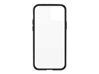OtterBox React Series - Carcasa trasera para teléfono móvil - cristal negro - para Apple iPhone 12, 12 Pro 77-66223