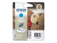 Epson T0612 - 8 ml - cián - original - blíster - cartucho de tinta - para Stylus D68, D88, DX3800, DX3850, DX4200, DX4250, DX4800, DX4850 C13T06124010