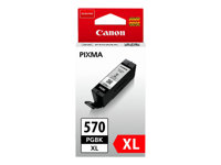 Canon PGI-570PGBK XL - 22 ml - Alto rendimiento - negro - original - depósito de tinta - para PIXMA MG5751, MG5752, MG5753, MG6851, MG6852, MG6853, MG7750, MG7751, MG7752, MG7753 0318C001