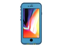 LifeProof FRE - Carcasa protectora sumergible para teléfono móvil - policarbonato - azul banzai - para Apple iPhone 7, 8, SE (2ª generación), SE (3rd generation) 77-56792