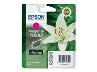 Epson T0593 - 13 ml - magenta - original - blíster - cartucho de tinta - para Stylus Photo R2400 C13T05934010