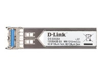 D-Link DIS S302SX - Módulo de transceptor SFP (mini-GBIC) - GigE - 1000Base-SX - hasta 2 km DIS-S302SX