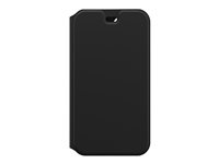 OtterBox Strada Series Via - Funda con tapa para teléfono móvil - poliuretano, policarbonato, goma sintética - negro noche - para Apple iPhone 11 Pro 77-63084