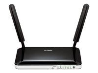 D-Link DWR-921 4G LTE Router - Enrutador inalámbrico - WWAN - conmutador de 4 puertos - 802.11b/g/n - 2,4 GHz DWR-921