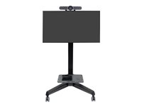 Ergotron Neo-Flex Mobile MediaCenter LD - Carrito - Tecnología patentada Constant Force - para pantalla LCD - aluminio, acero, plástico ABS, aleación de zinc, plástico compuesto - negro - tamaño de pantalla: 27"-60" 24-190-085