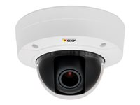 AXIS P3224-V MKII Network Camera - Cámara de vigilancia de red - cúpula - antipolvo / a prueba de vandalismo - color (Día y noche) - 1280 x 960 - 720p - vari-focal - LAN 10/100 - MPEG-4, MJPEG, H.264 - PoE Plus 0950-001