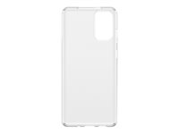 OtterBox Clearly Protected Skin - Carcasa trasera para teléfono móvil - poliuretano termoplástico (TPU) - transparente - para Samsung Galaxy S20+, S20+ 5G 77-64171