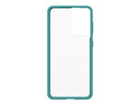 OtterBox React Series - Carcasa trasera para teléfono móvil - agua marina - para Samsung Galaxy S21 5G 77-81598