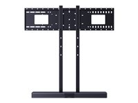 Vision - Componente para montaje (soporte para la barra de sonido) - acero - negro mate - se puede instalar en la pared, se puede instalar en el suelo VFM-WSB