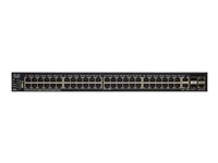 Cisco 550X Series SG550X-48 - Conmutador - L3 - Gestionado - 48 x 10/100/1000 + 2 x 10 Gigabit SFP+ (enlace de subida) + 2 x combo 10GBase-T (conexión de subida) - montaje en rack SG550X-48-K9-EU