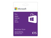 Microsoft Windows Store - Gift Card - ( EUR15 ) - ESD - EMEA K6W-00085