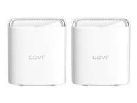 D-Link Covr Whole Home COVR-1102 - Sistema Wi-Fi (2 enrutadores) - hasta 3500 pies cuadrados - malla - GigE, 802.11ac Wave 2 - 802.11a/b/g/n/ac Wave 2 - Doble banda COVR-1102