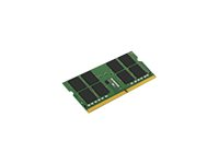 Kingston ValueRAM - DDR4 - módulo - 16 GB - SO-DIMM de 260 contactos - 3200 MHz / PC4-25600 - CL22 - 1.2 V - sin búfer - no ECC KVR32S22D8/16