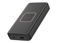 OtterBox - Cargador inalámbrico - 15000 mAh - 18 vatios - 3 A - Apple Fast Charge, Huawei Fast Charge, PE 2.0+, PD 2.0, PD 3.0, AFC, SFCP, PE 1.1+ - 2 conectores de salida (USB, USB-C) - negro 78-80640