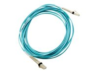 HPE - Cable de red - LC de modos múltiples (M) a LC de modos múltiples (M) - 5 m - fibra óptica - 50/125 micras - OM3 - para HPE 1810, 2530, 5406, 5500; Modular Smart Array 1040, 2040, 2040 10; ProLiant DL360p Gen8 AJ836A