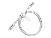 OtterBox Premium - Cable USB - USB-C (M) a USB-C (M) - 1 m - blanco nube 78-52680
