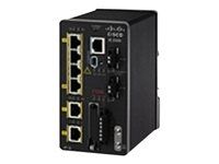 Cisco Industrial Ethernet 2000 Series - Conmutador - Gestionado - 4 x 10/100 + 2 x 10/100/1000 - montaje en riel DIN IE-2000-4T-G-L