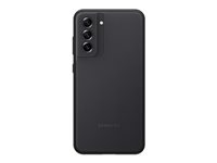 OtterBox React Series - Carcasa trasera para teléfono móvil - poliuretano, policarbonato - cristal negro (transparente/negro) - para Samsung Galaxy S21 FE 5G 77-83981