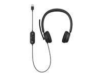 Microsoft Modern USB Headset for Business - Auricular - en oreja - cableado - USB - negro - Certificado para Equipos de Microsoft 6IG-00003