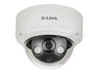 D-Link DCS 4612EK - Cámara de vigilancia de red - cúpula - para exteriores - a prueba de vándalos / impermeable - color (Día y noche) - 2 MP - 1920 x 1080 - LAN 10/100 - MJPEG, H.264, H.265 - PoE Class 3 DCS-4612EK