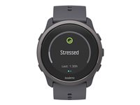 Suunto 5 Peak - 43 mm - gris - reloj deportivo con correa - silicona - gris - tamaño de la muñeca: 120-200 mm - pantalla luminosa 1.1" - Bluetooth - 39 g - brezo oscuro SS050729000
