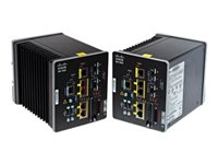 Cisco Industrial Security Appliance 3000 - Conmutador - L3 - Gestionado - 2 x 10/100/1000 + 2 x Gigabit SFP - montaje en riel DIN - Alimentación de CC - Conforme a la TAA ISA-3000-2C2F-K9=