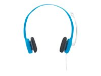 Logitech Stereo Headset H150 - Auricular - en oreja - cableado - arándano 981-000368