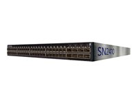 Mellanox Spectrum SN2410 - Conmutador - L3 - Gestionado - 48 x 25 Gigabit SFP28 + 8 x 100 Gigabit QSFP28 - flujo de aire de atrás hacia delante - montaje en rack 920-9N112-00F7-0X2