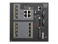Cisco Industrial Ethernet 4000 Series - Conmutador - Gestionado - 8 x SFP + 4 x Gigabit SFP combinado - montaje en riel DIN - DC power - Conforme a la TAA IE-4000-8S4G-E