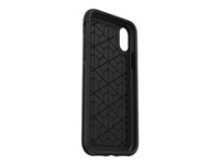 OtterBox Symmetry Series - Carcasa trasera para teléfono móvil - policarbonato, goma sintética - negro - para Apple iPhone Xs 77-59572