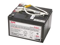 APC Replacement Battery Cartridge #5 - Batería de UPS - Ácido de plomo - negro - para P/N: BR1200BI-BR, BX900R, SU450, SU450I, SU450NET, SU700, SU700BX120, SU700I, SU700IBX120 RBC5