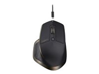 Logitech MX Master - Ratón - laser - 5 botones - inalámbrico - Bluetooth, 2.4 GHz - receptor inalámbrico USB - meteorito 910-005213