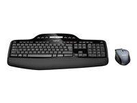 Logitech Wireless Desktop MK710 - Juego de teclado y ratón - inalámbrico - 2.4 GHz - Reino Unido 920-002429