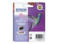 Epson T0806 - 7.4 ml - magenta claro - original - blíster - cartucho de tinta - para Stylus Photo P50, PX650, PX660, PX700, PX710, PX720, PX730, PX800, PX810, PX820, PX830 C13T08064011