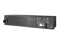 APC Metered Rack PDU AP7811B - Unidad de distribución de potencia (montaje en bastidor) - 30 A - CA 200/208/230 V - Ethernet - input: NEMA L6-30 - conectores de salida: 16 - 2U AP7811B